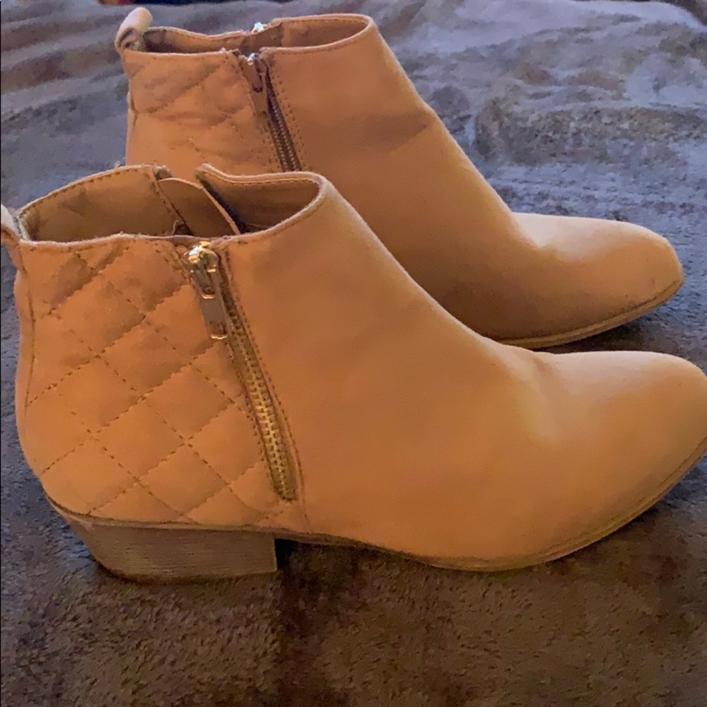 Tan boots